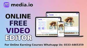 media io, video editor, video generator