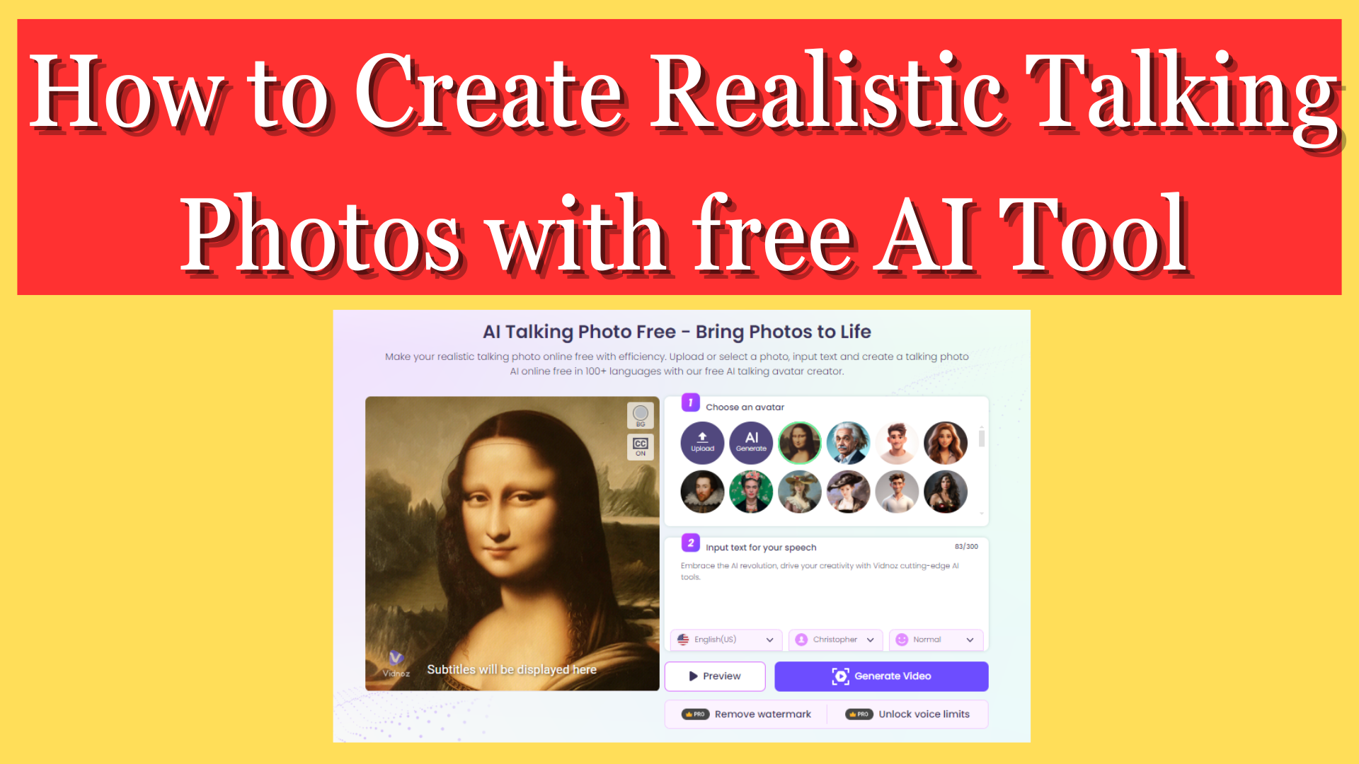 How to Create a Realistic Talking Photos with free AI Tool