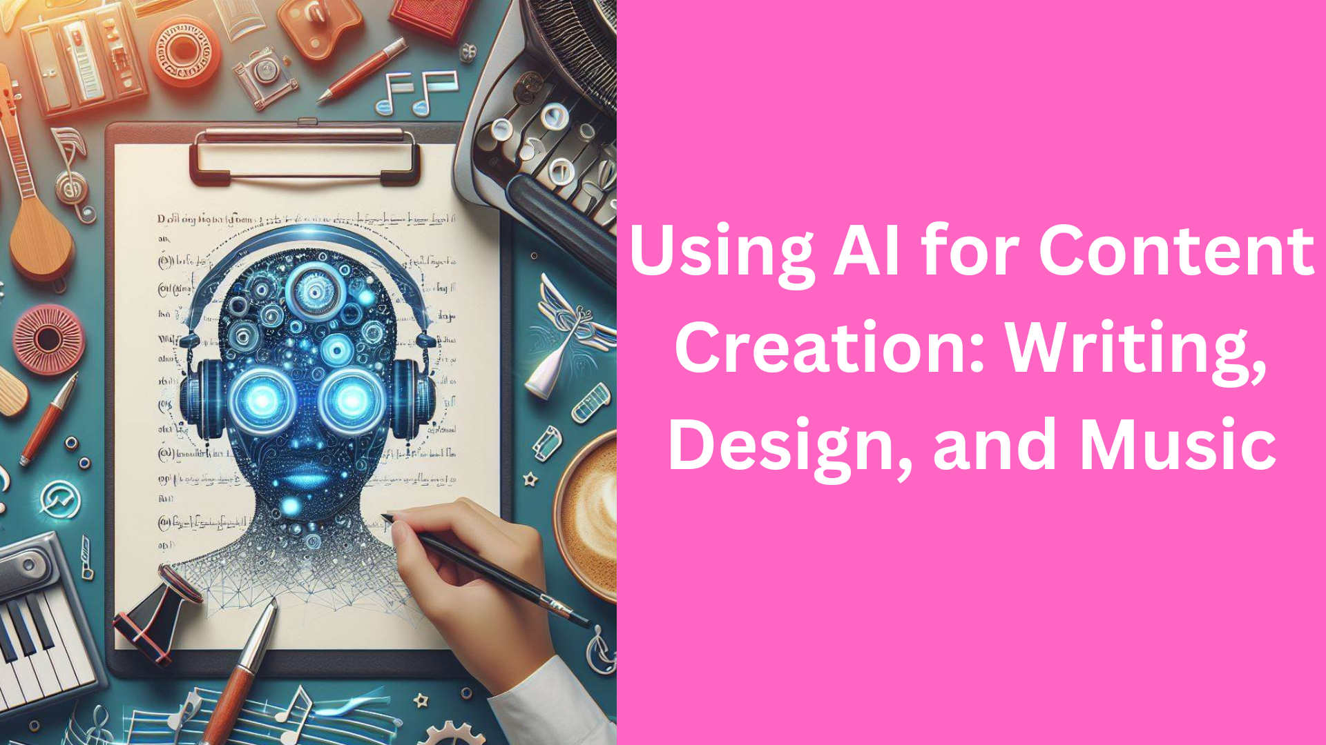 Using AI for Content Creation: Writing, Design, and Music