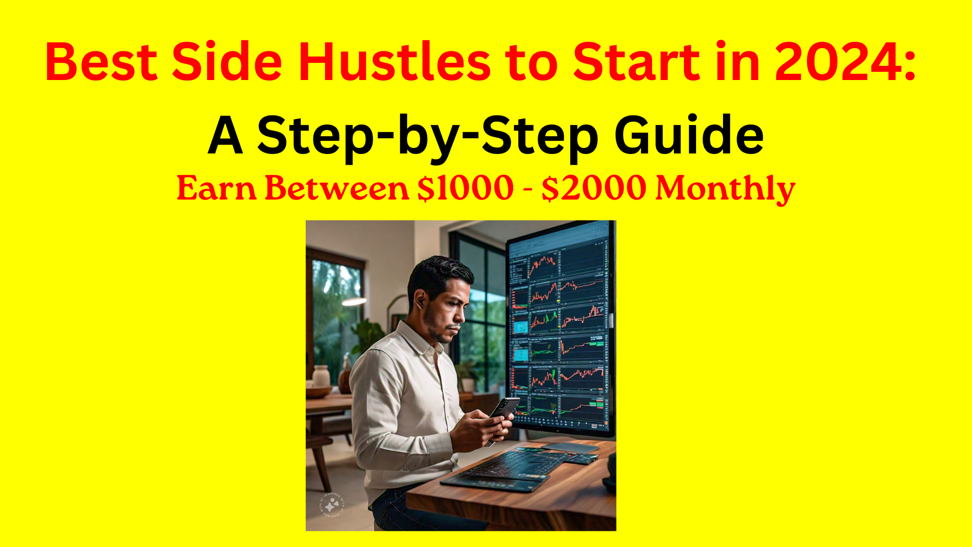 Best Side Hustles to Start in 2024: Earn an Extra $1-2k+ Every Month – Easy!