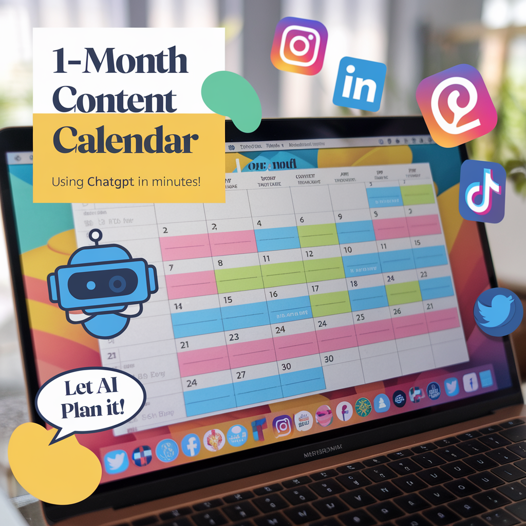 How to create One Month COntent Calendar With ChatGPT