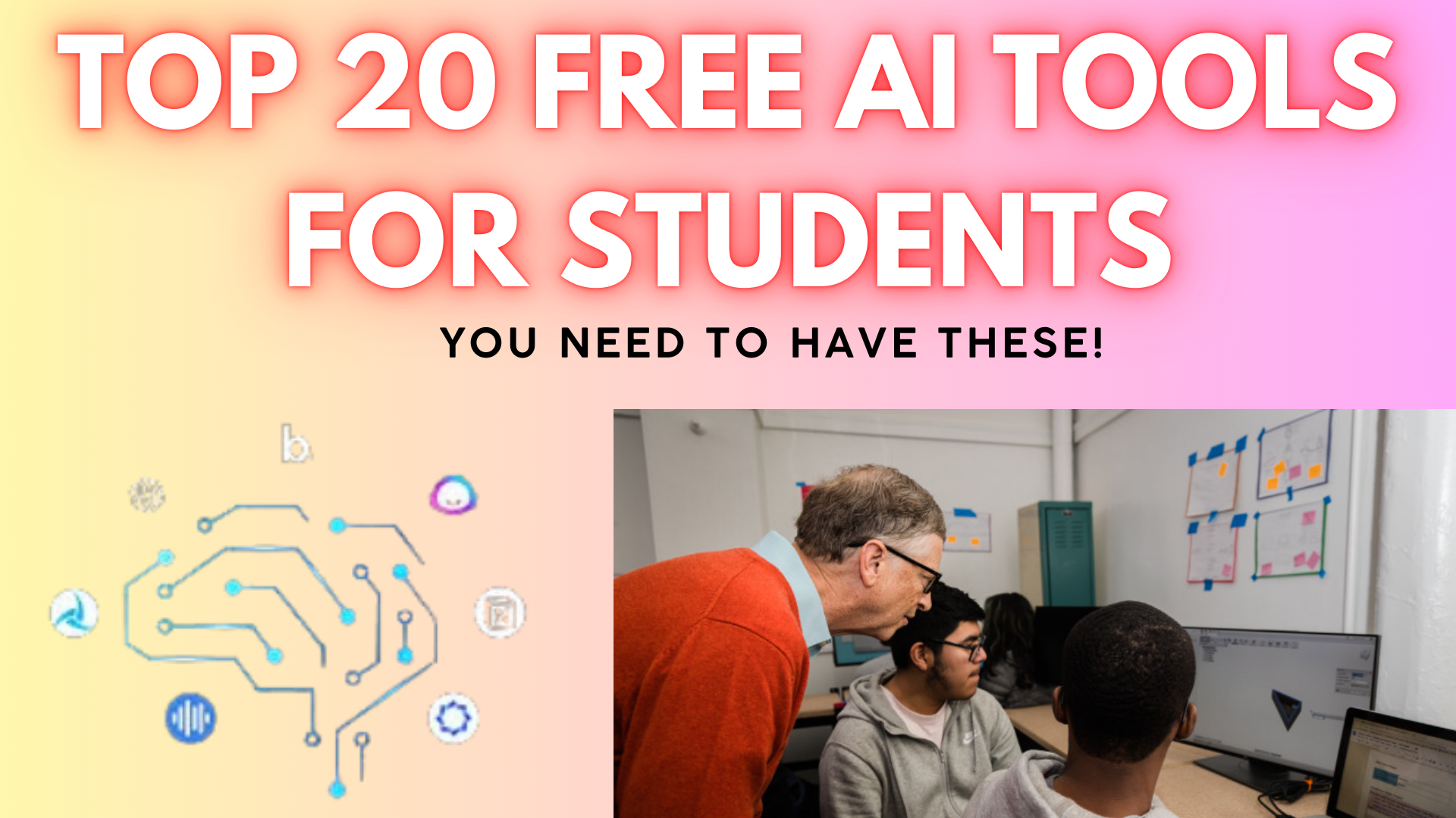 Top 20 free AI Tools For Students