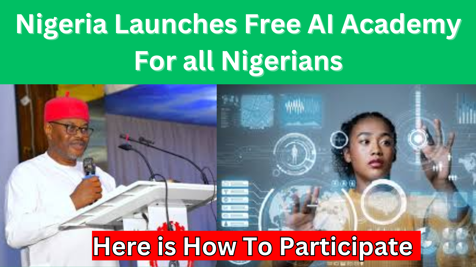 Nigerian Government launched Free AI Training for all Nigerians