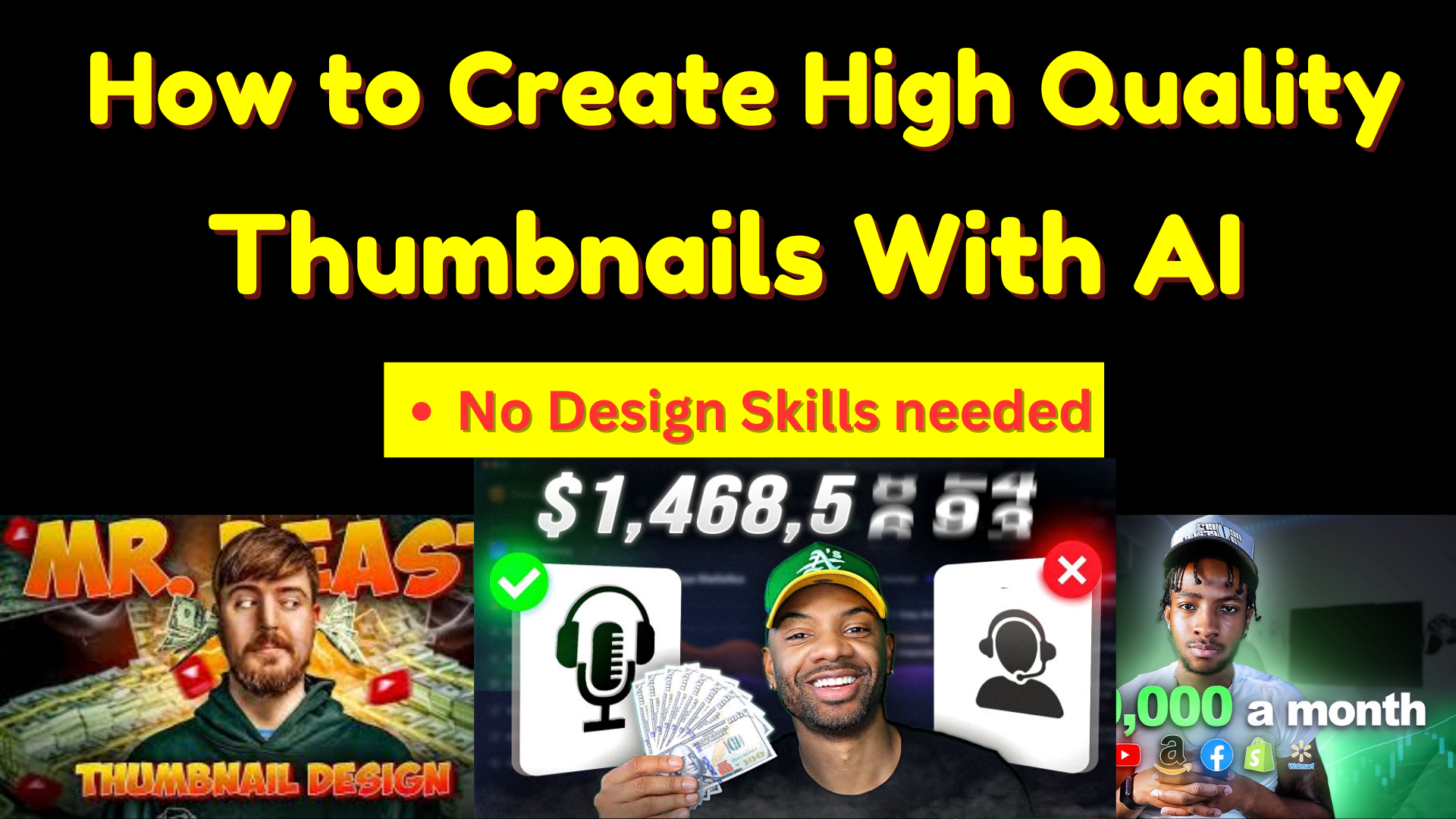 How I Created High-Quality YouTube Thumbnails with AI Tool (No Design Skills, No Big Budgets)