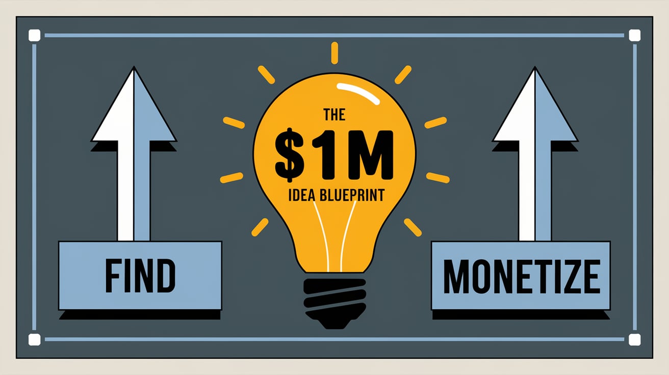 The $1M Idea Blueprint: How to Find, Build, and Monetize Your Million-Dollar Idea