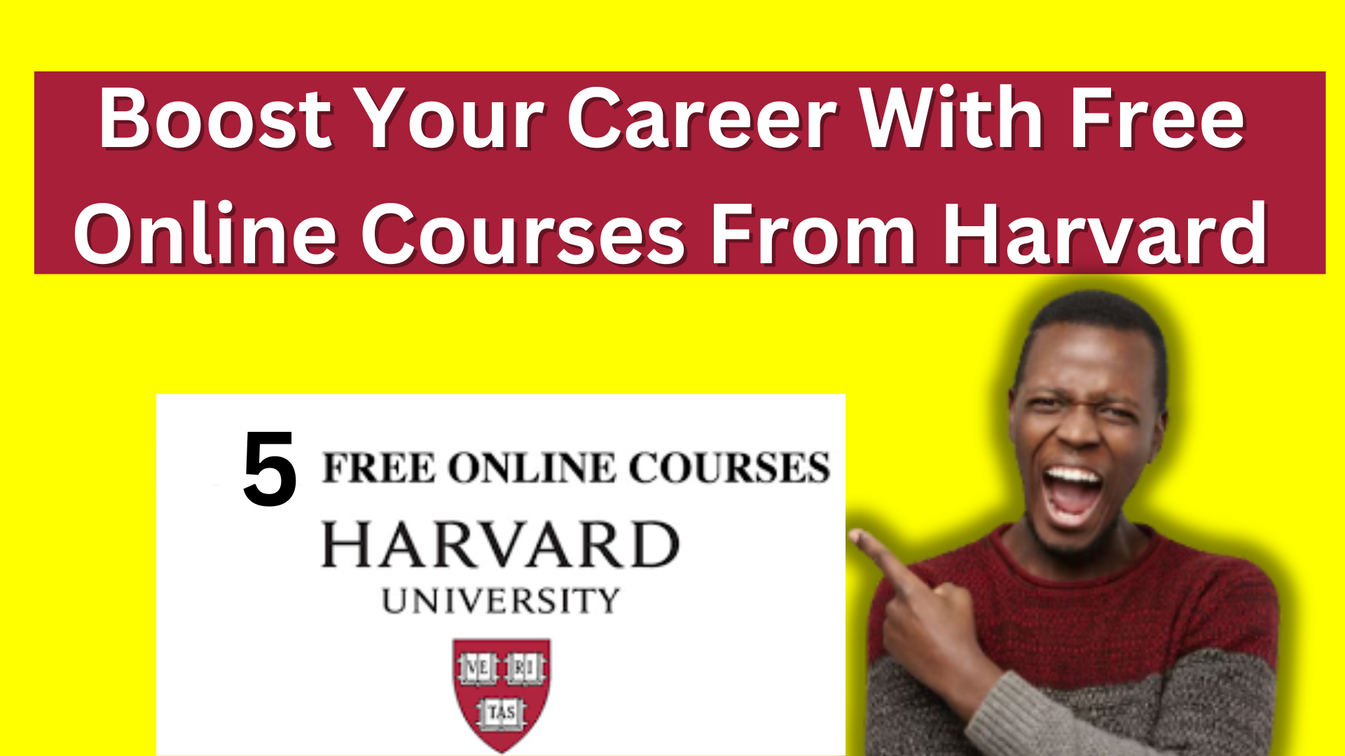 5 Free Online Courses From Harvard University to Boost Your Career