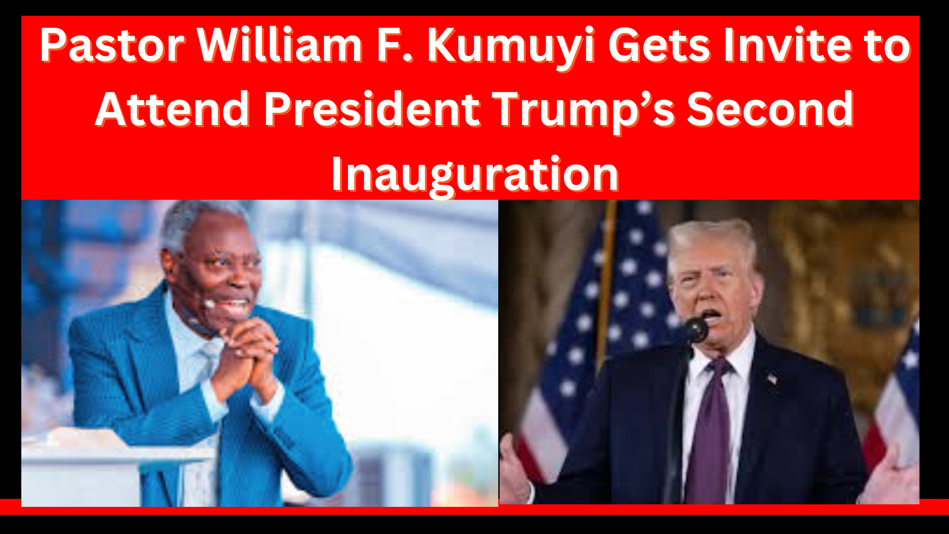 Pastor William F. Kumuyi Gets Invite to Attend President Trump’s Second Inauguration