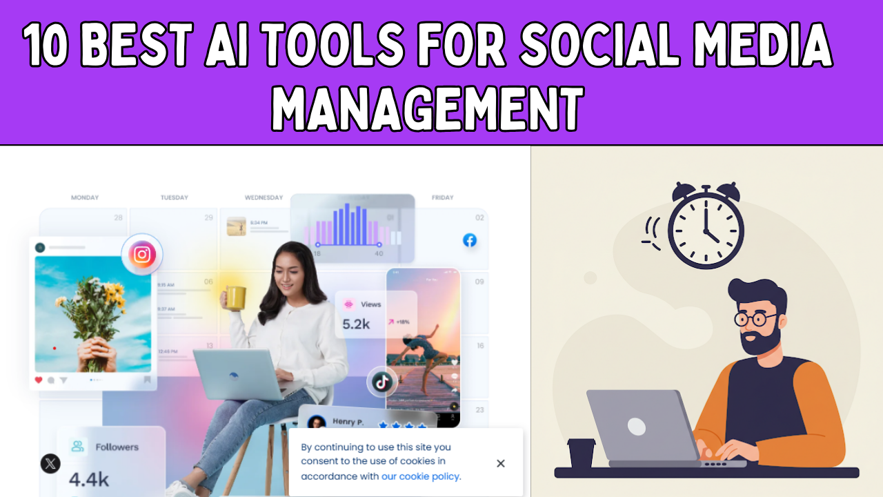 10 Best AI Tools For Social media Management