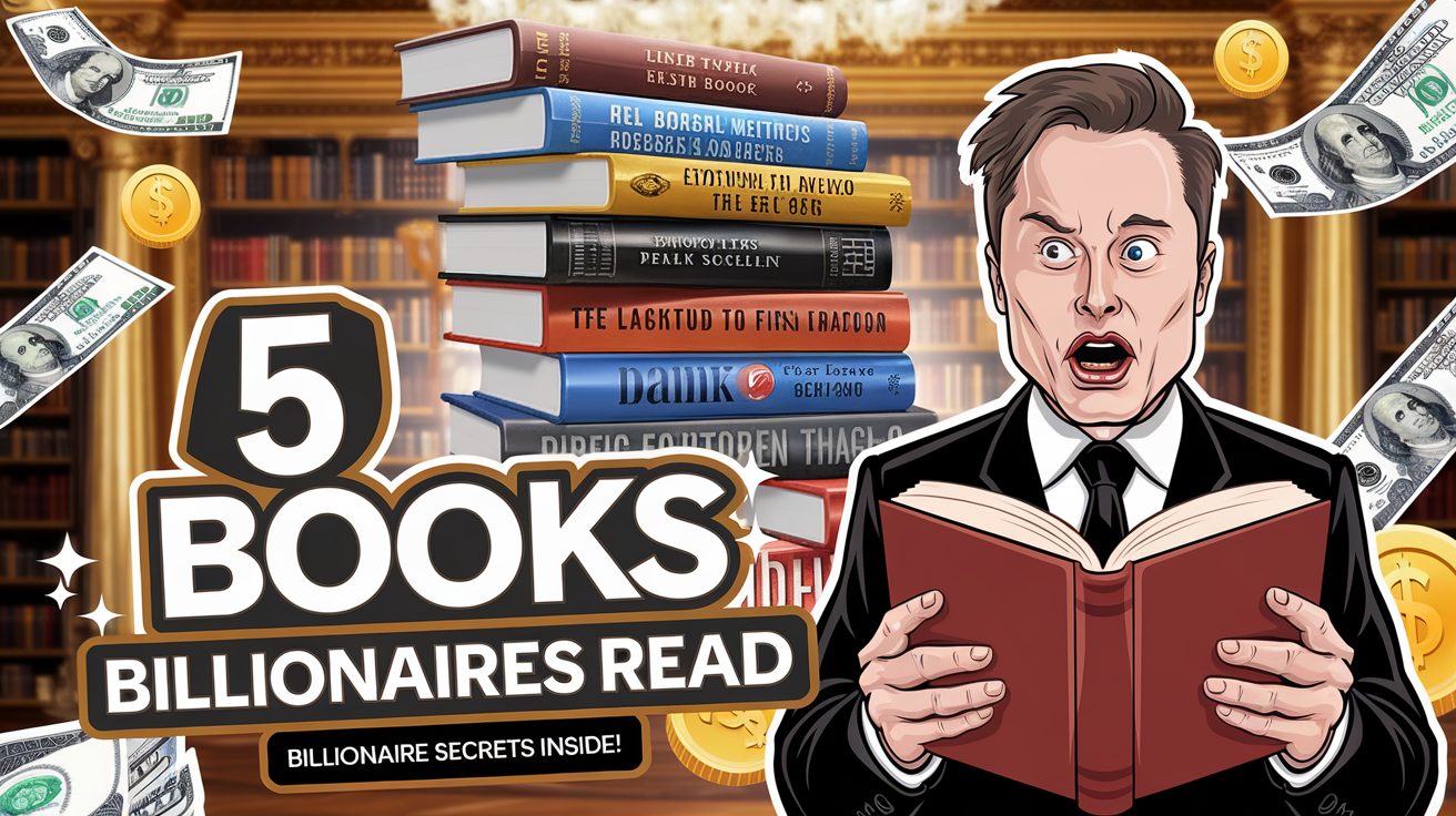 5 Books Recommended By Billionaires – Read What Billionaires Read to Become Rich