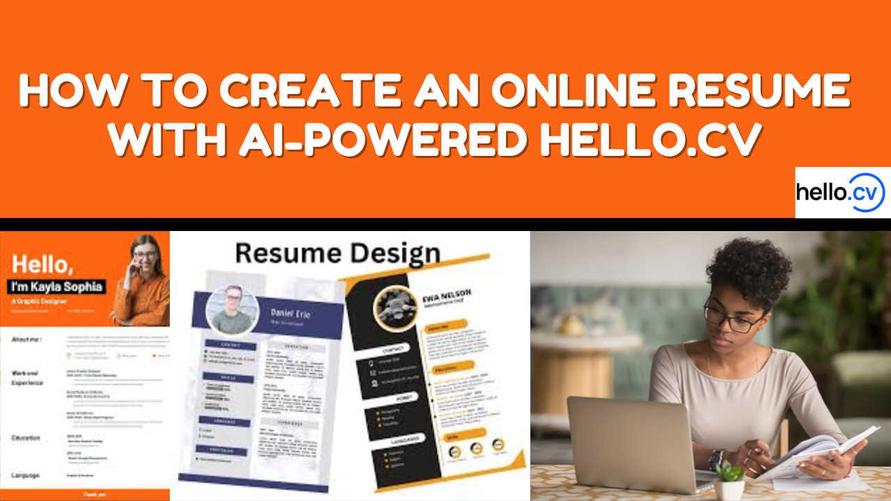 How to Create an Online Resume with AI-Powered Hello.CV