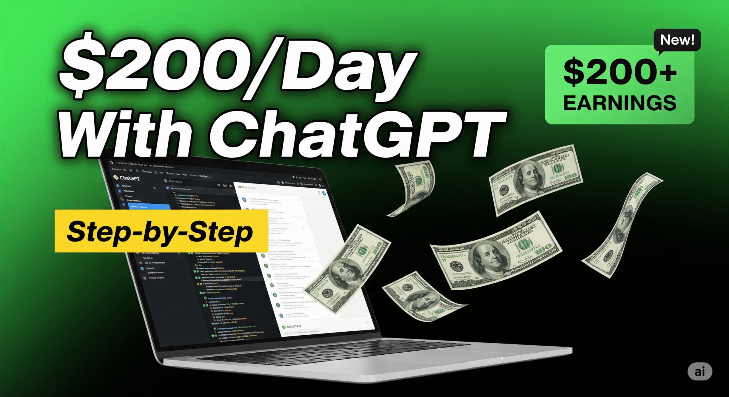 How to Earn an Additional $200 a Day Using ChatGPT (Step-by-Step Guide)