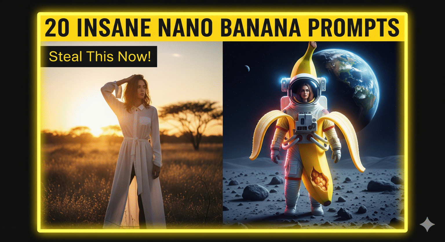 20 Creative Prompts for Nano Banana Image Editor – 20 Wild Examples ...