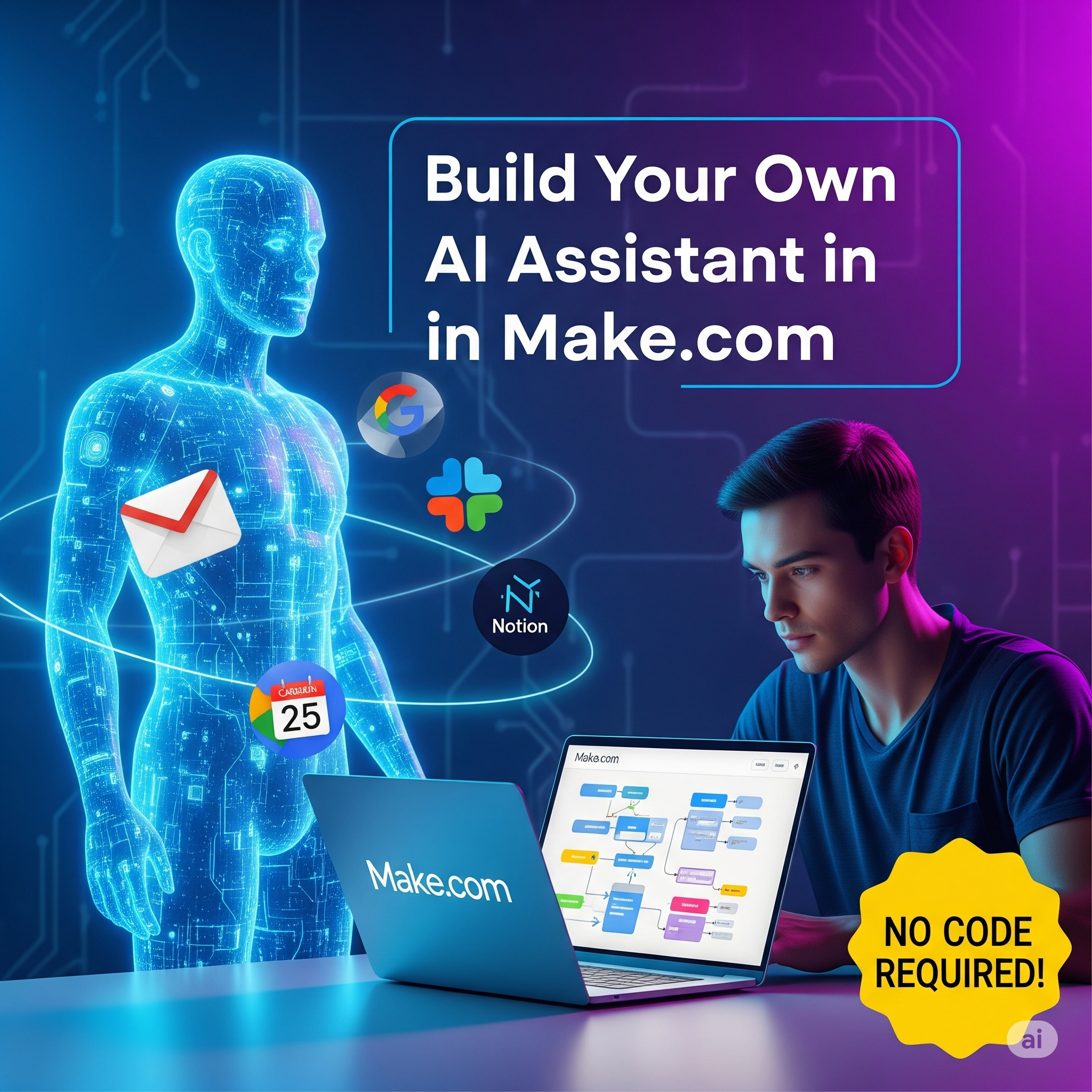 How to Build Personal Assistant AI Agents in Make.com