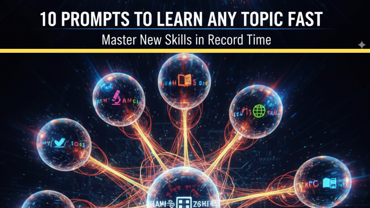 10 Prompts to Learn Any Topic Fast: Master New Skills in Record Time
