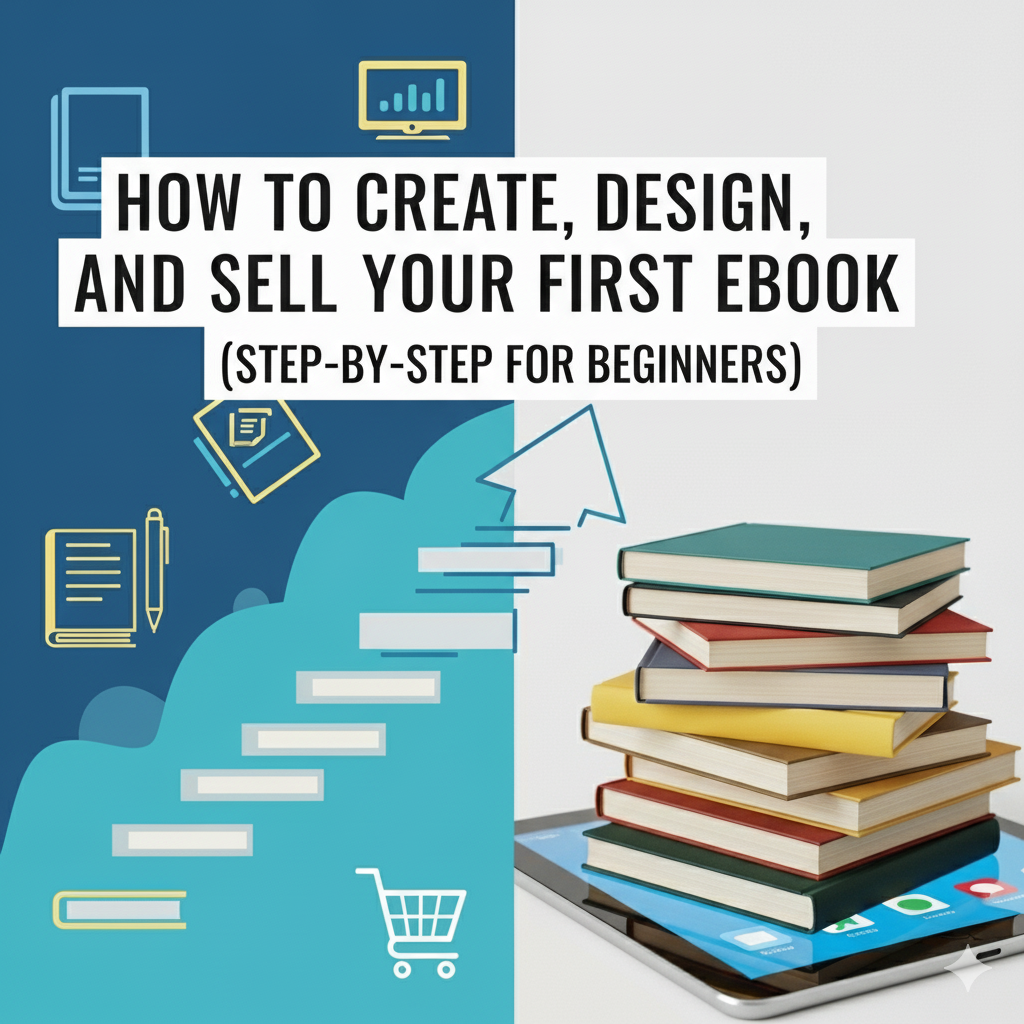 How to Create, Design, and Sell Your First Ebook (Step-by-Step for Beginners)