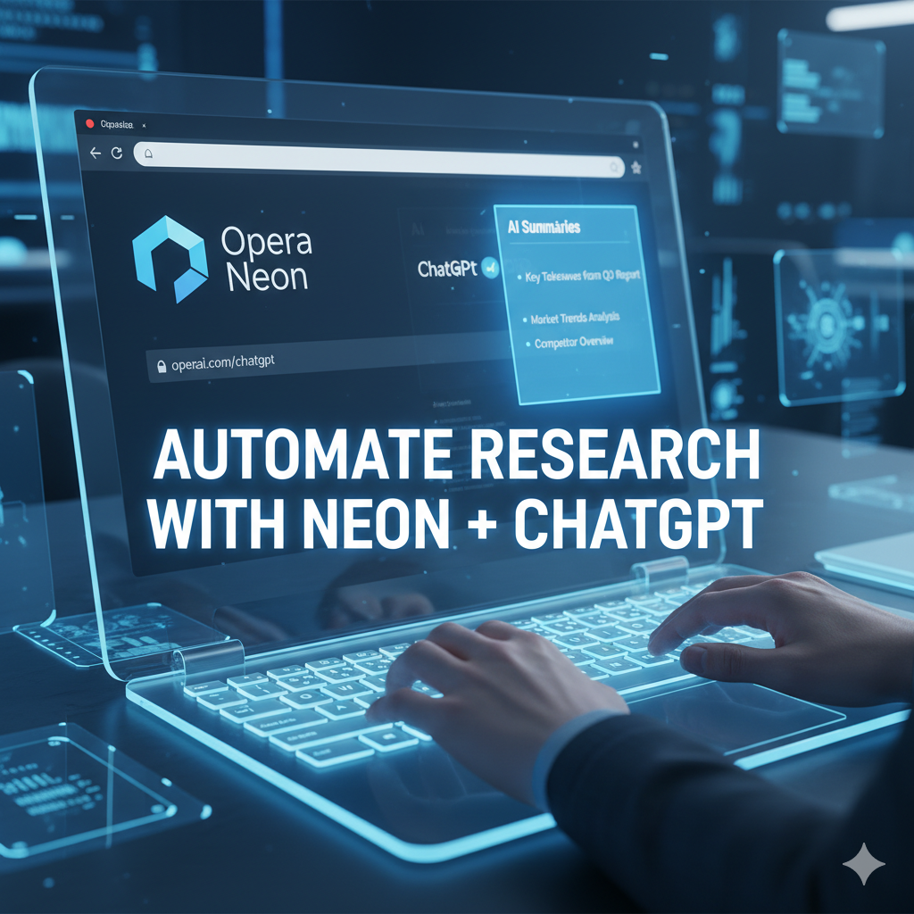 Use Neon + ChatGPT to Automate Your Daily Research Workflow