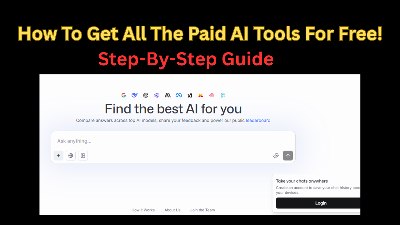 How To Get All The Paid AI Tools For Free Right Now!