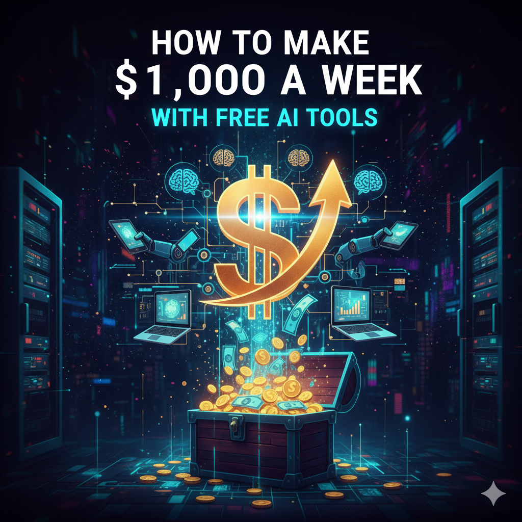 How to Make $1,000 a Week With Free AI Tools