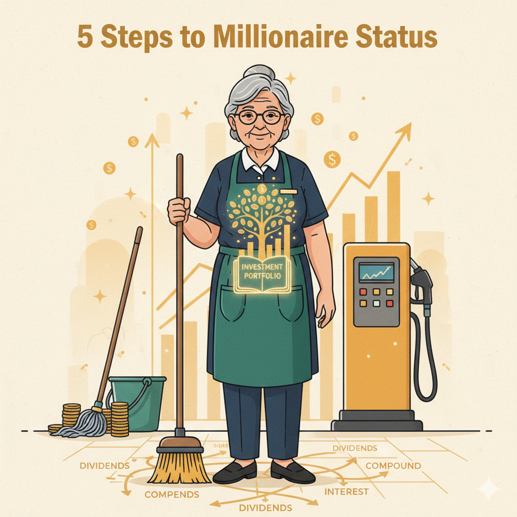 How to Become a Millionaire on a Low Salary: 5 Proven Steps Anyone Can Follow