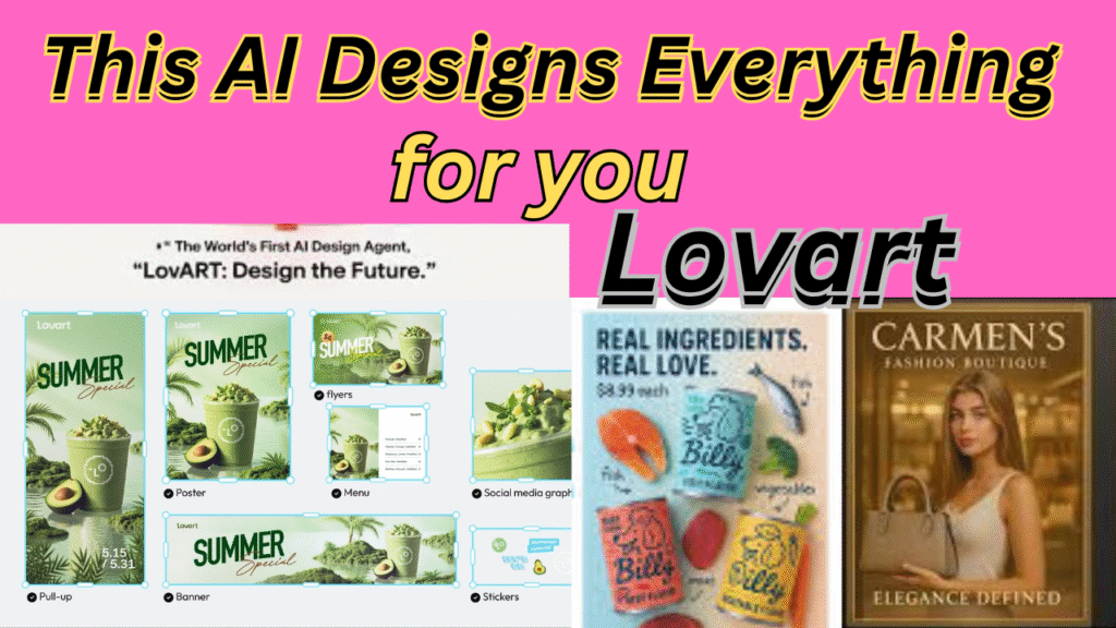 Lovart - World's Number 1 design agent