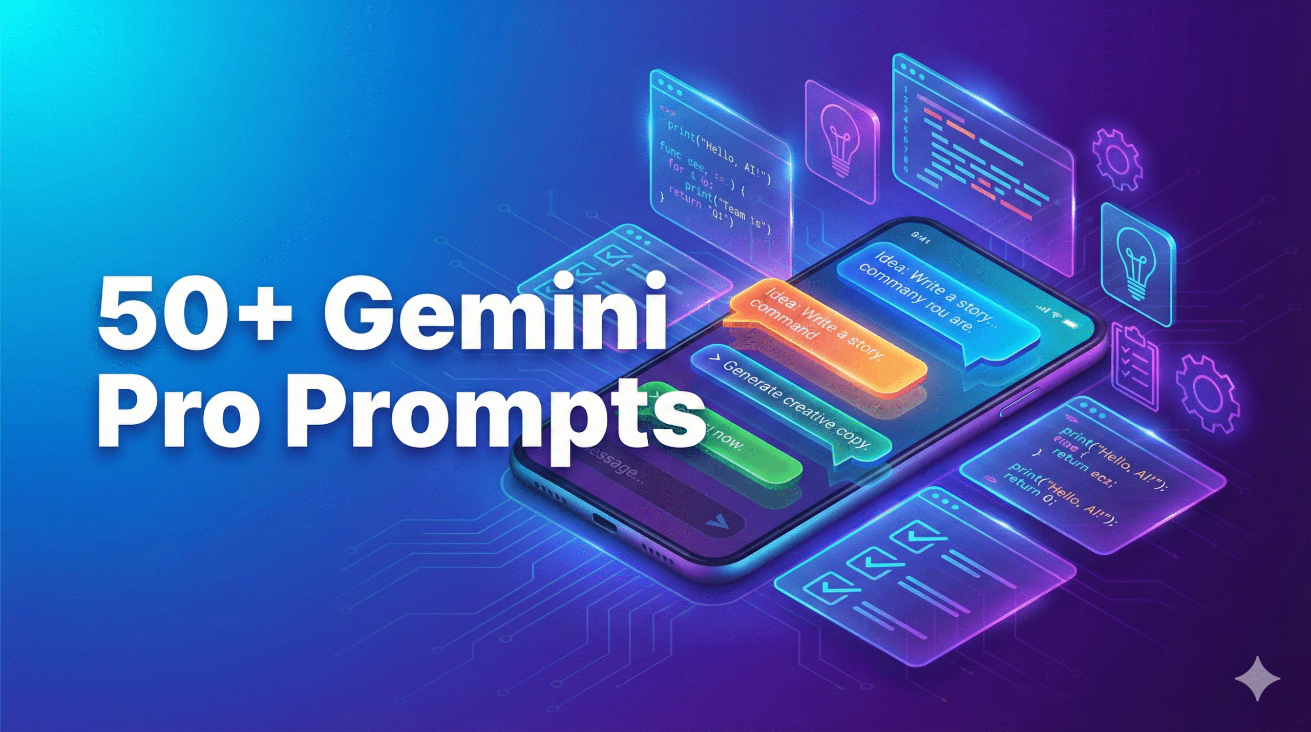 Unlock Gemini Pro's Full Potential: 50+ Ready-to-Use Prompt Templates for Every Task