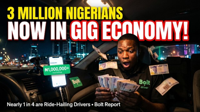 3 Million Nigerians now in Gig Economy