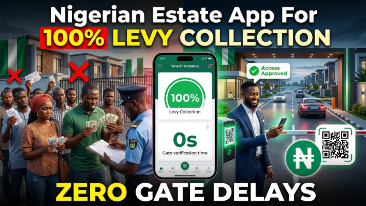 Nigerian Estate App For 100% Levy Collection