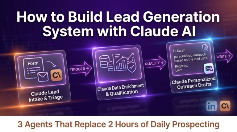 How to Build an AI Lead Generation System with Claude: 3 Agents That ...