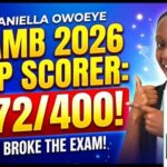 Meet Daniella Owoeye: The Girl Who Emerged Overall Best In JAMB 2026 With 372/40