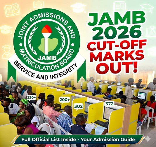 JAMB 2026 Cut-Off Marks Released: Full Approved List of University Minimum Scores