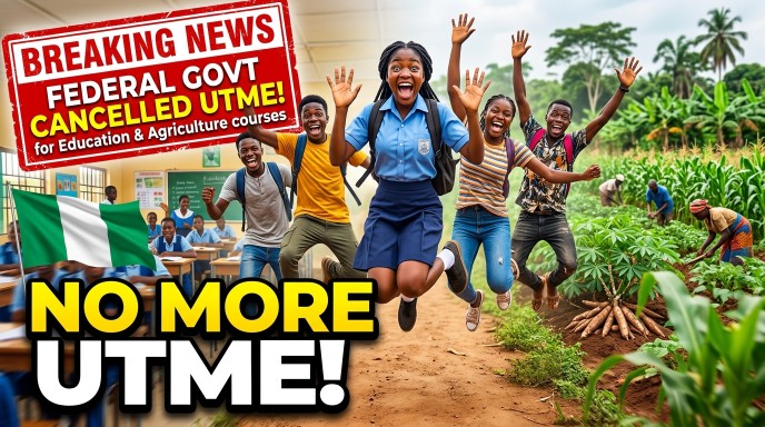Nigeria’s UTME Exemption for Education & Agriculture Courses 2026/2027: Full Guide, Eligibility & What It Means