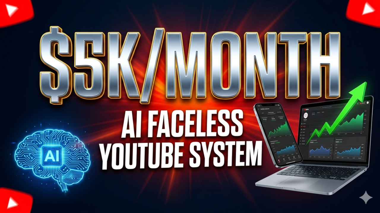 The Best AI System to Build a $5K Per Month Faceless YouTube Channel in 2026