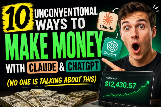10 Unconventional Ways to Make Money With Claude and ChatGPT (No One is Talking About This)