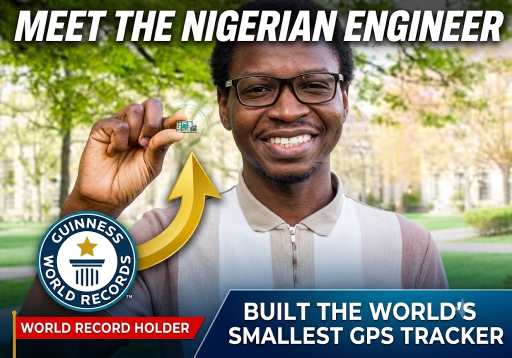 Meet The Nigerian Engineer Who Built the World's Smallest GPS Tracker
