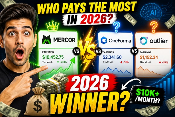 Mercor vs OneForma vs Outlier: Which Is the Best Platform to Make Money Online in 2026?