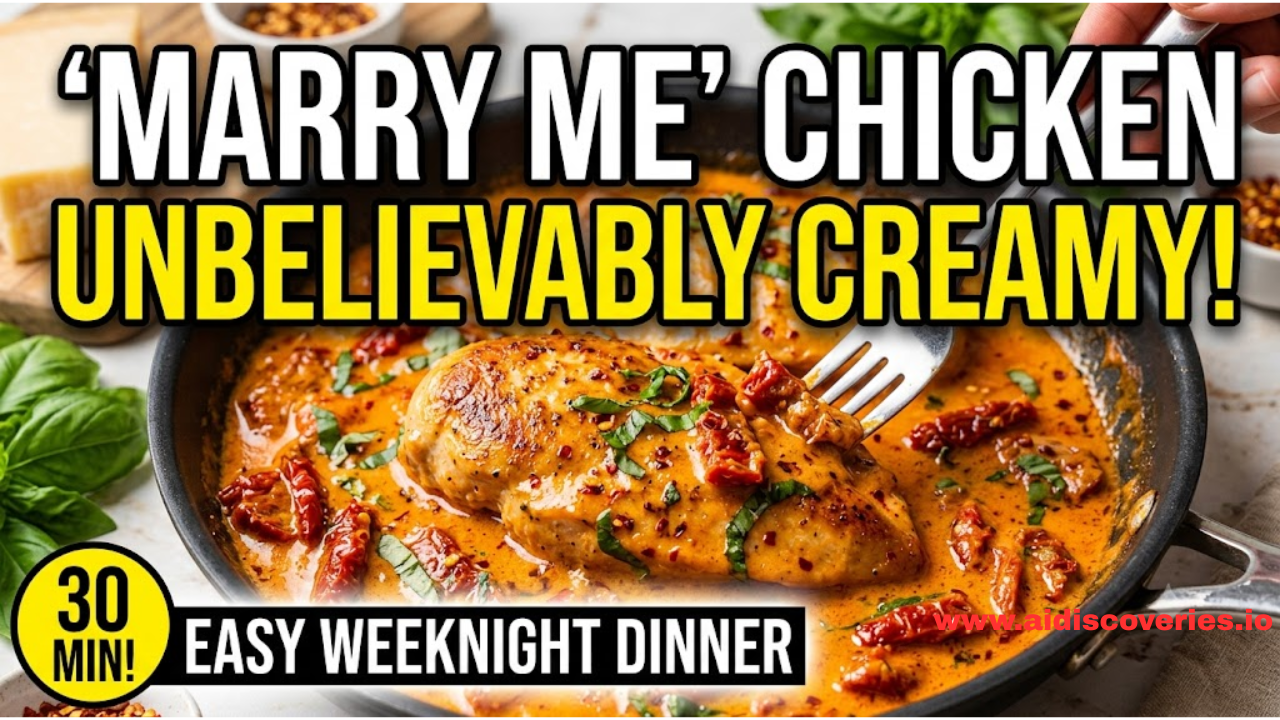 The Ultimate Creamy "Marry Me" Chicken Recipe (Easy Weeknight Dinner)