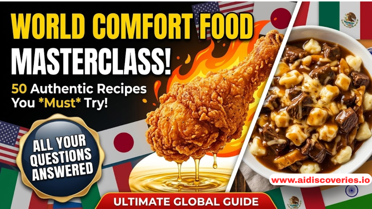The Ultimate Global Comfort Food Guide: 50 Authentic Recipes You Must Try at Home