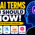 Learn the 10 most important AI terms, including LLM, AI Agents, RAG, Machine Learning, Prompt Engineering, and Generative AI. Simple explanations with real-world examples.