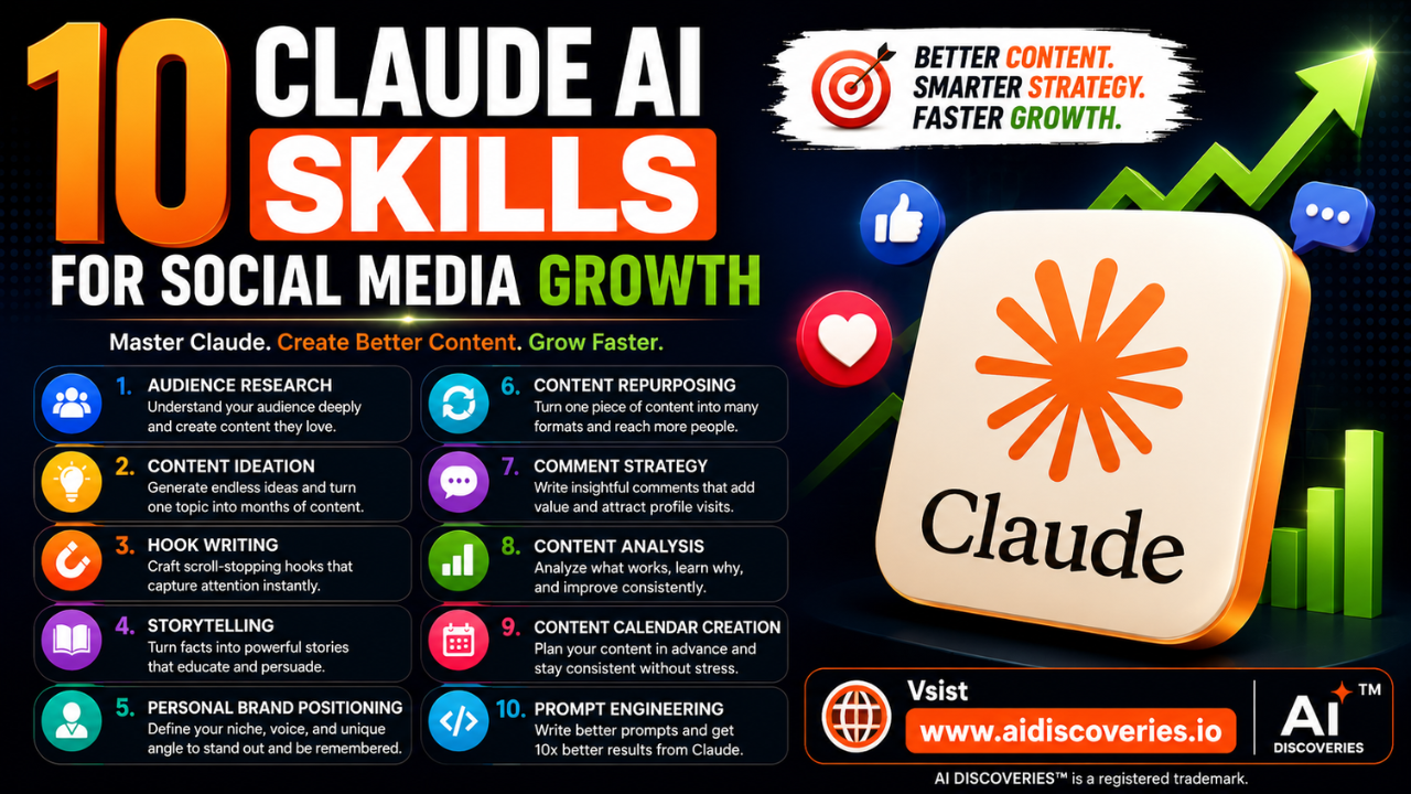 10 Claude AI Skills for Social Media Growth (2026 Guide)