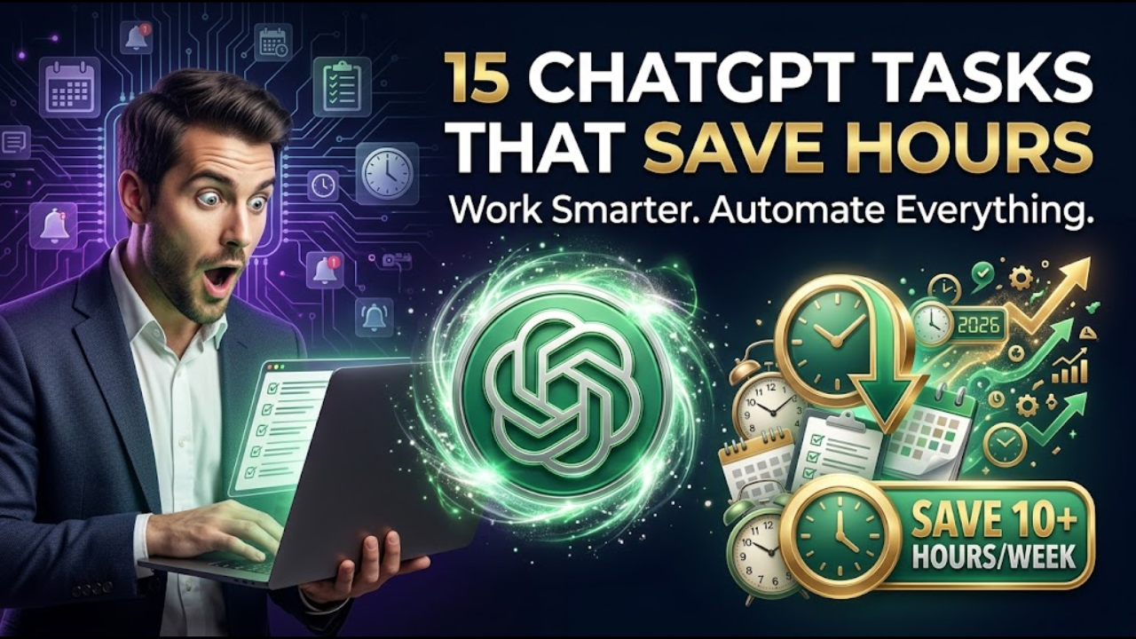 15 Powerful Ways to Use ChatGPT Tasks to Save Hours Every Week