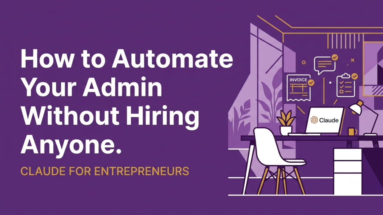 Claude for Entrepreneurs: How to Automate Your Admin Without Hiring Anyone