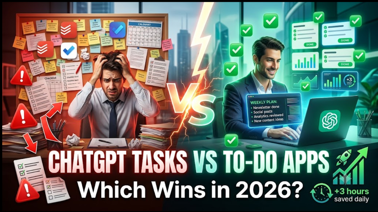 ChatGPT Tasks vs Traditional To-Do Apps: Which Is Better for Productivity in 2026?