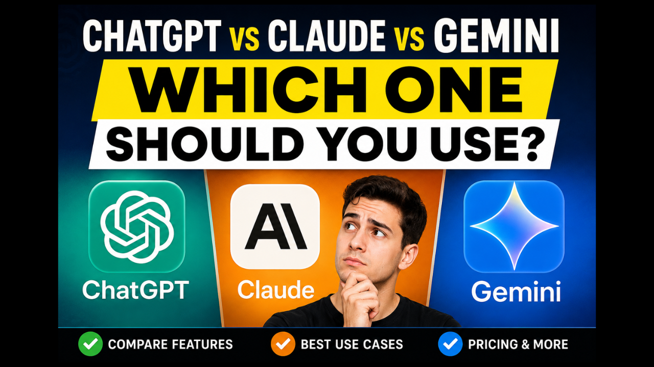 ChatGPT vs Claude vs Gemini: Which One Should You Use? The Complete 2026 Guide
