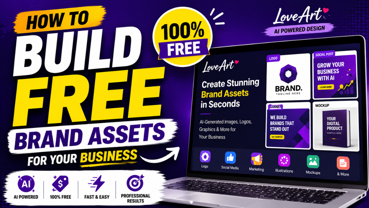 How to Build Free Brand Assets for Your Business With LoveArt: Complete Beginner’s Guide (2026)