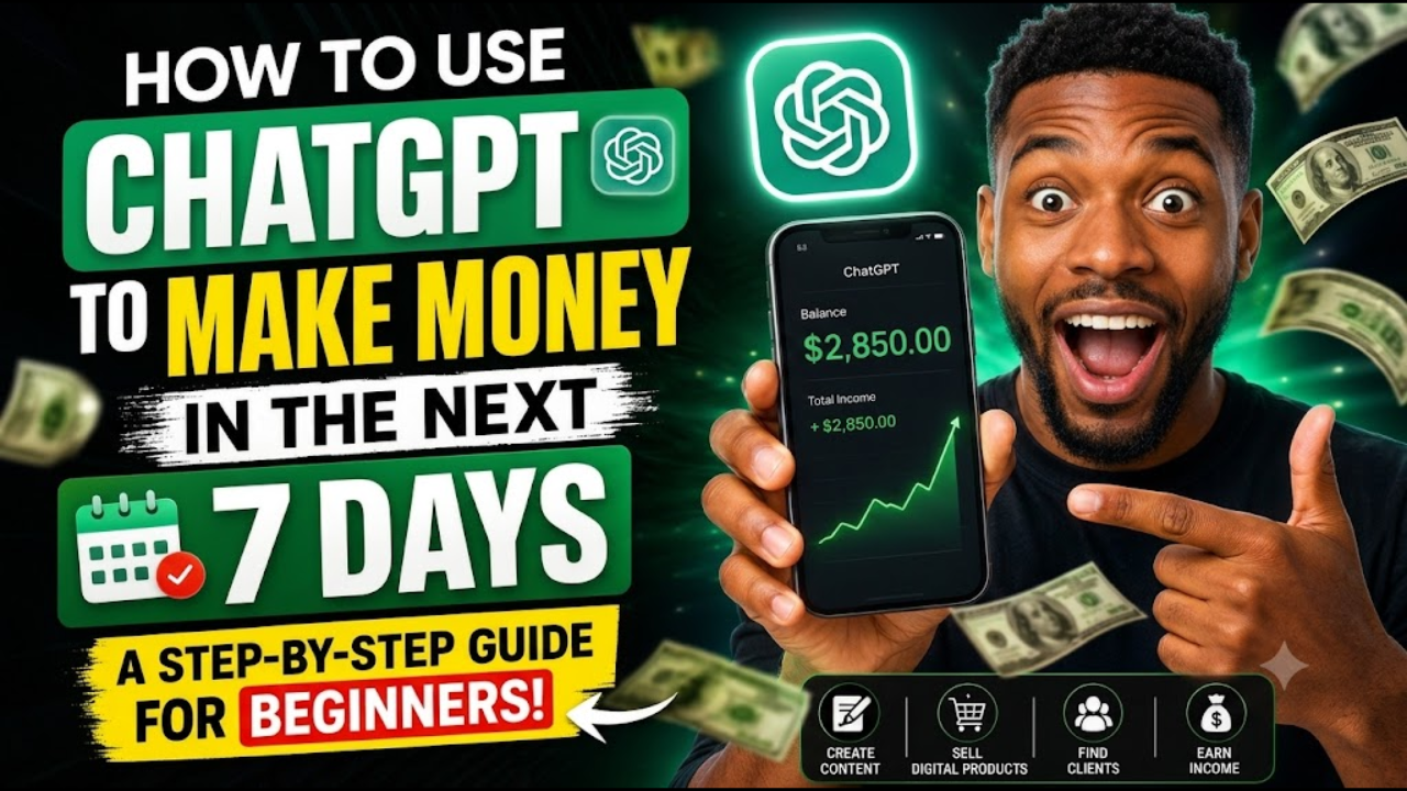 How to Use ChatGPT to Make Money in the Next 7 Days (Beginner’s Guide)