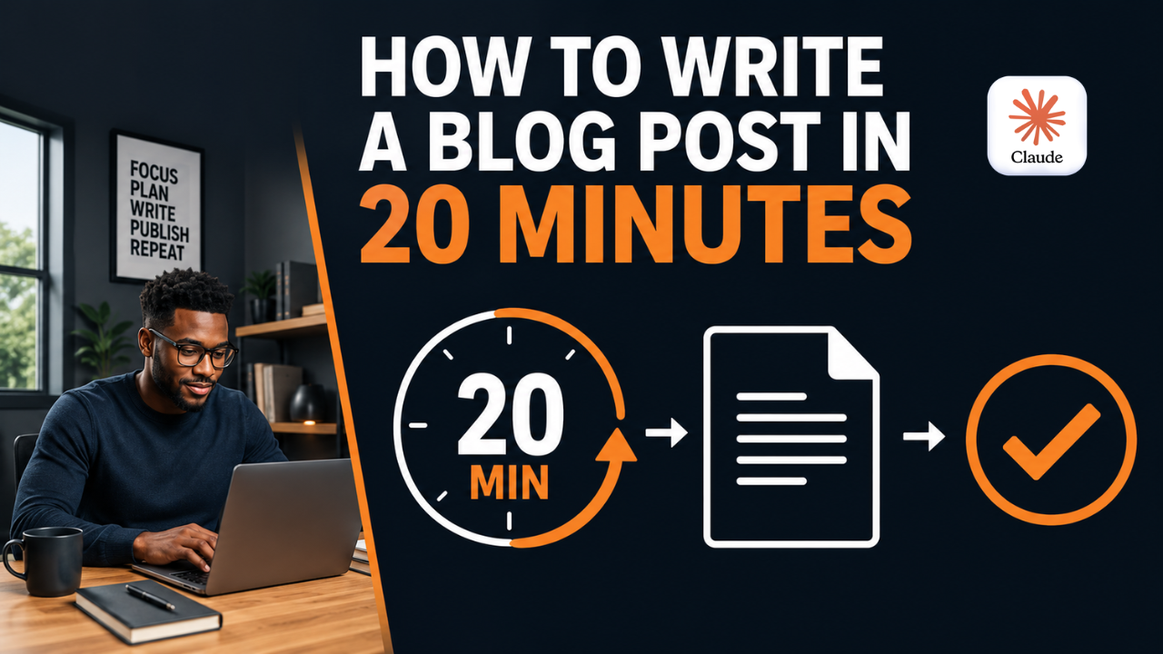 How to Use Claude AI to Plan, Outline, and Write a Full Blog Post in 20 Minutes (Step-by-Step Guide with Screenshots)