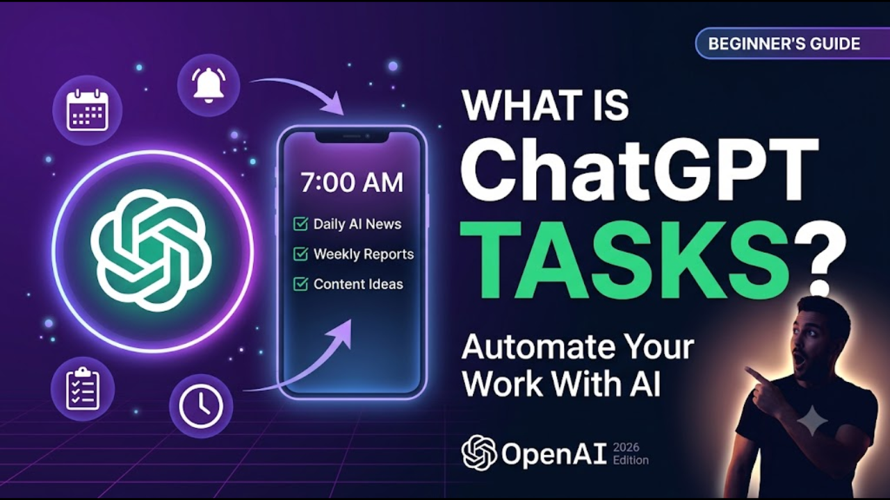 What Is ChatGPT Tasks? A Complete Beginner’s Guide to OpenAI’s Productivity Feature