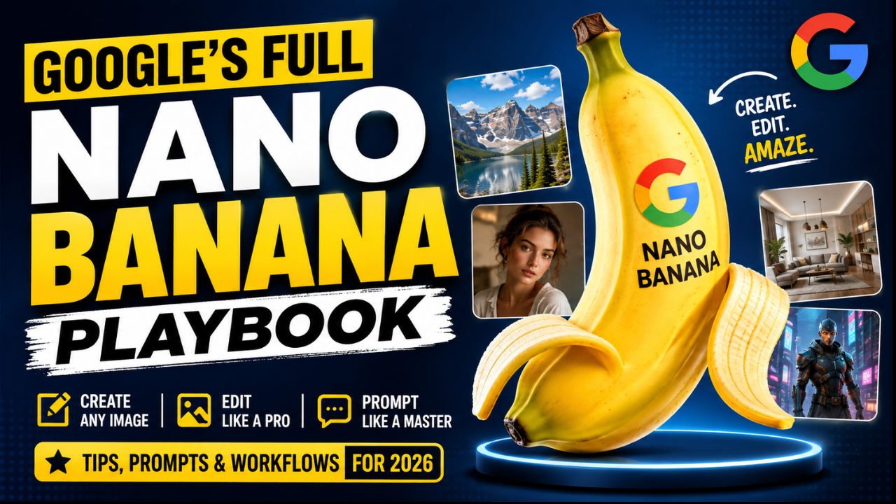 Google’s Full Nano Banana Playbook: How to Create, Edit, and Prompt AI Images in 2026