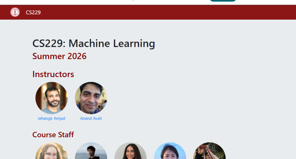Standford CS229: Machine Learning