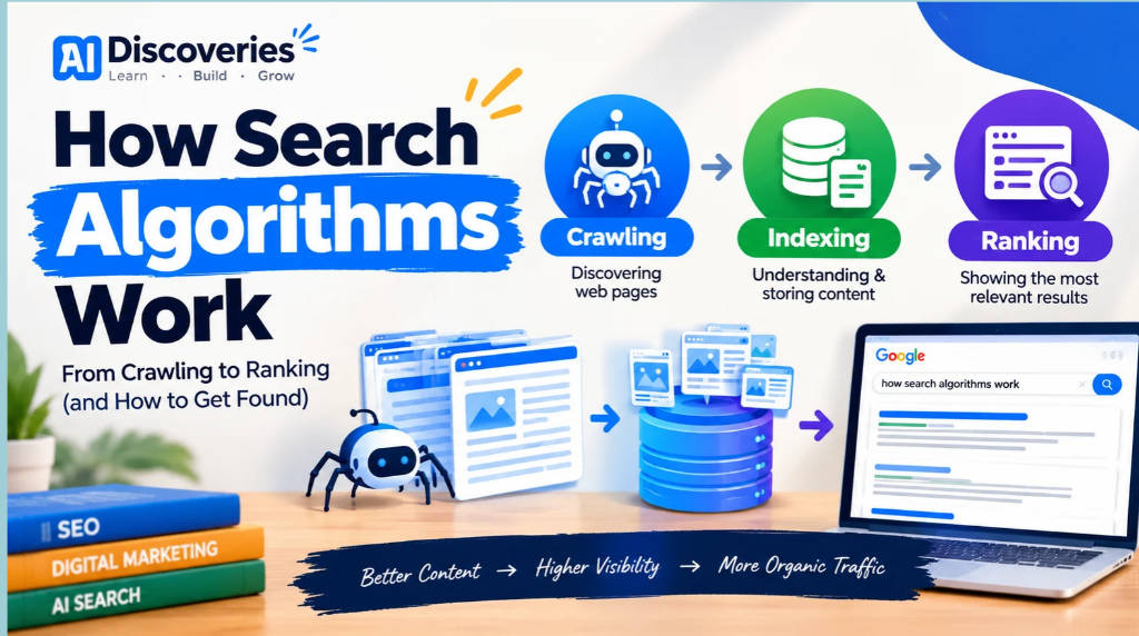 How Search Algorithms Work: A Complete Guide to Search Engines, SEO, and AI Search
